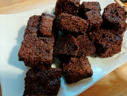 食パンとチョコレートの消費に。少しの材料で簡単に美味しくできました!ありがとうございます♪