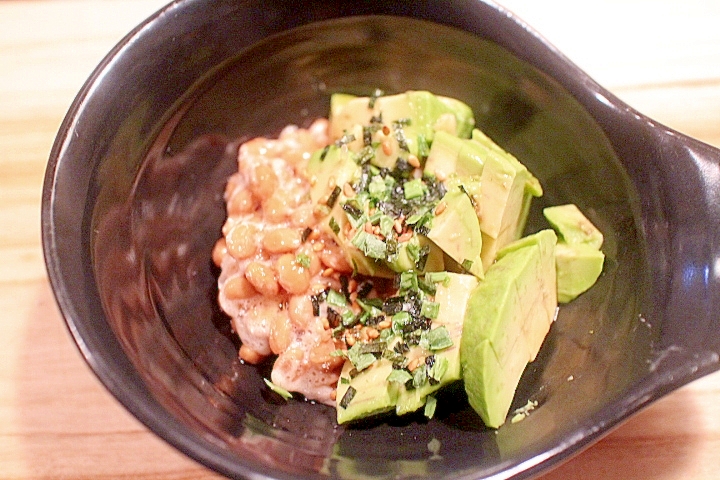 大トロ納豆 朝の簡単ヘルシーおかず アボカド納豆 レシピ 作り方 By Seika A 楽天レシピ