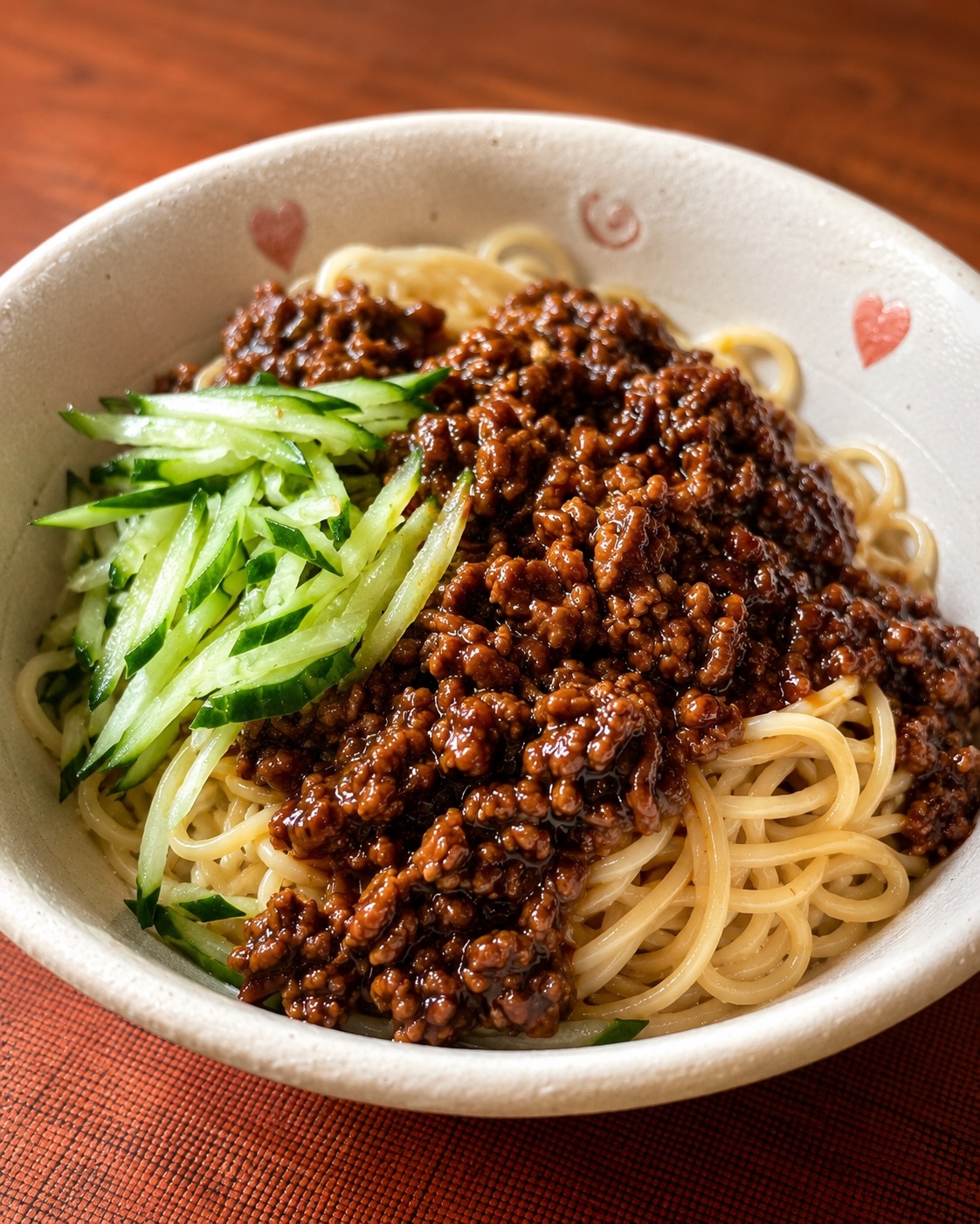 【低カロリー】こんにゃく麵deジャージャー麵風