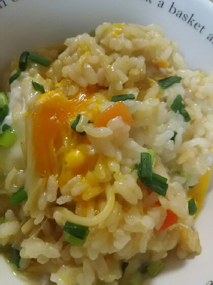 鍋の翌朝は雑炊であったまります