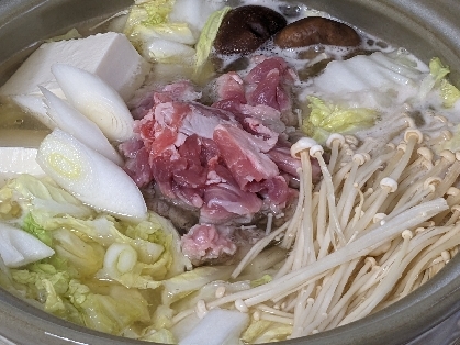 豚肉水炊き鍋