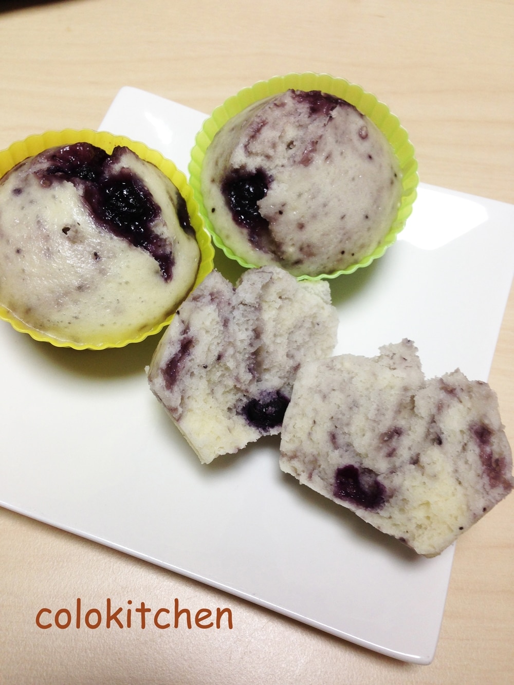 ブルーベリーミルクのレシピ