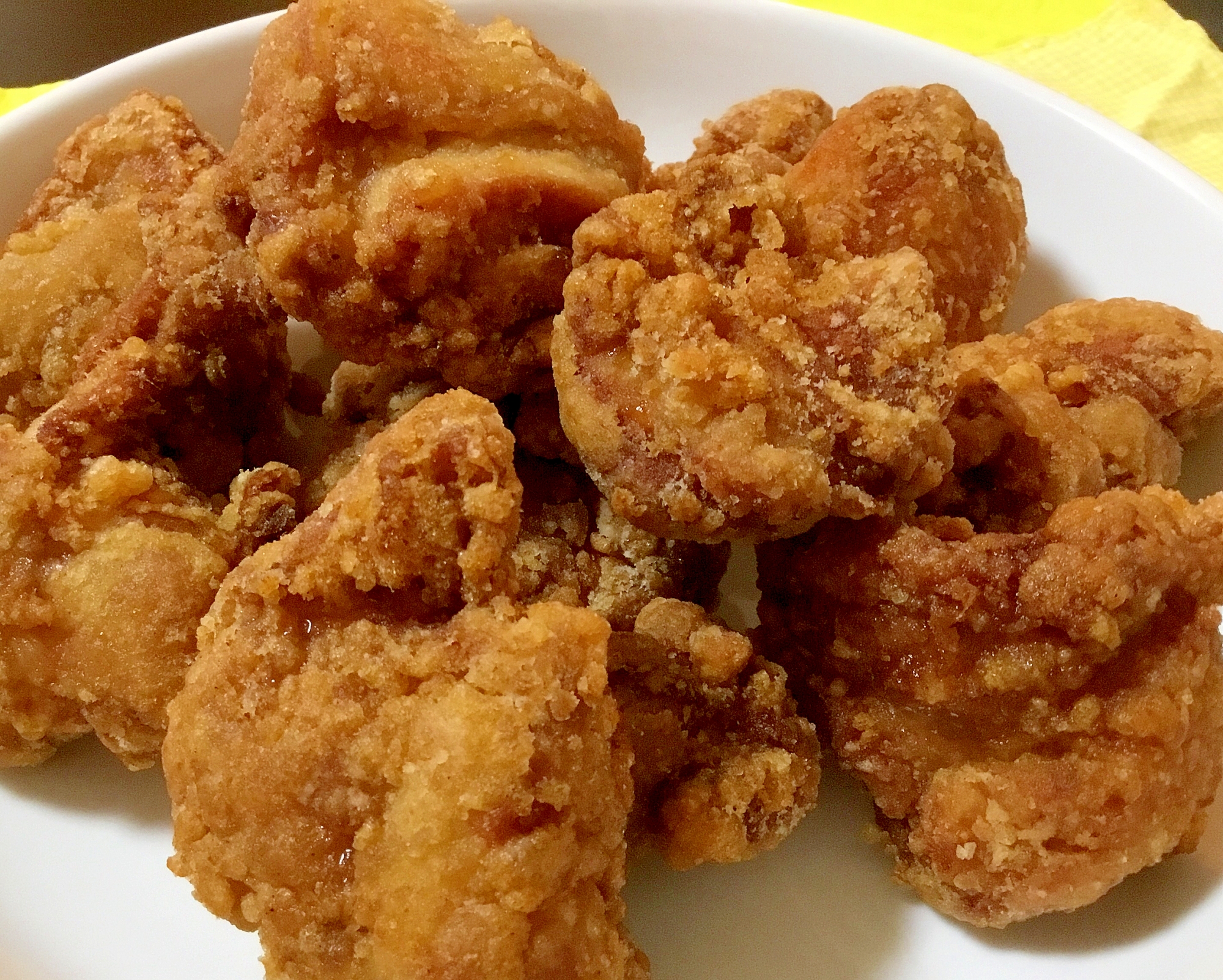 カレー味の鳥の唐揚げ レシピ 作り方 By まゆぱとら 楽天レシピ