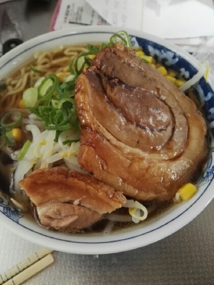 生太麺☆もやしラーメン