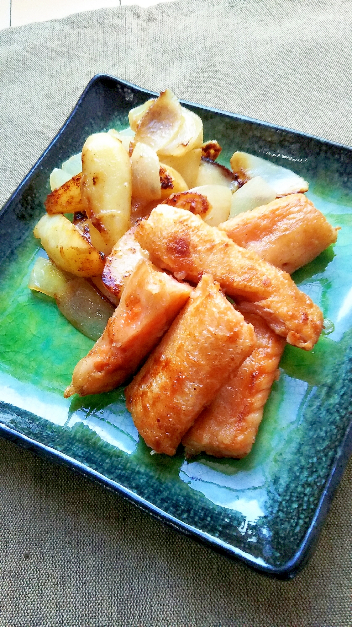 鮭ハラスのムニエル レシピ 作り方 By ぺるく ろ 楽天レシピ