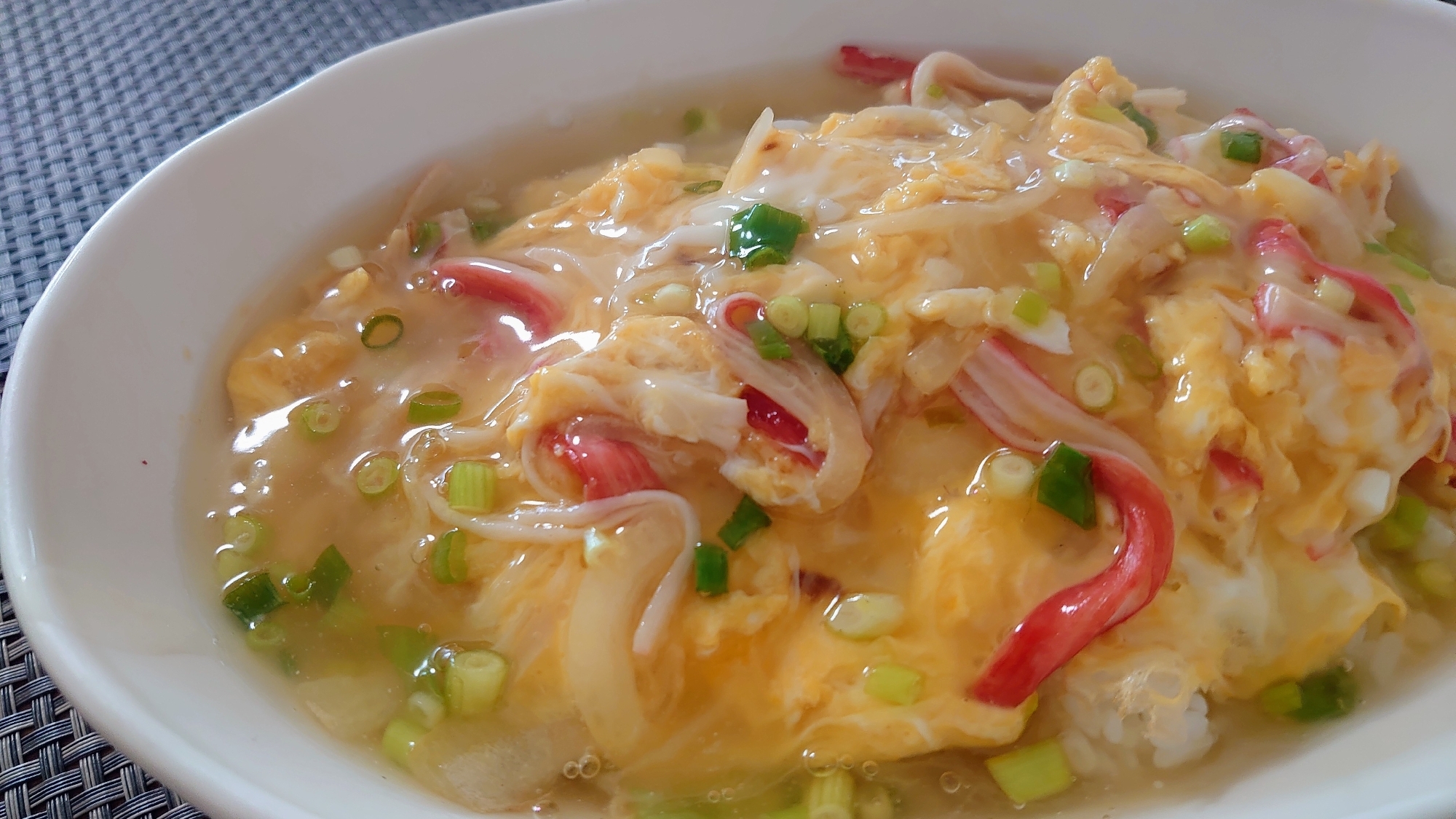 カニカマで簡単に天津飯(風)