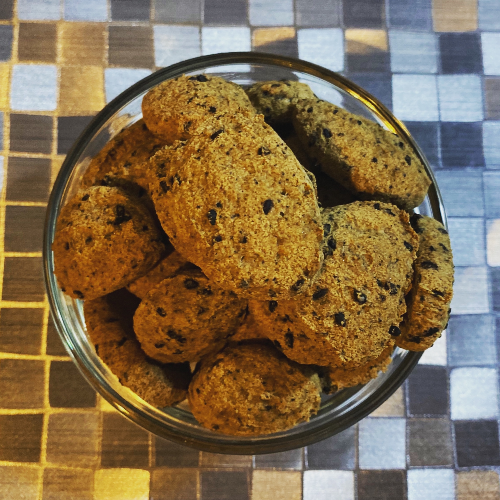 低糖質!黒ごまクッキー!