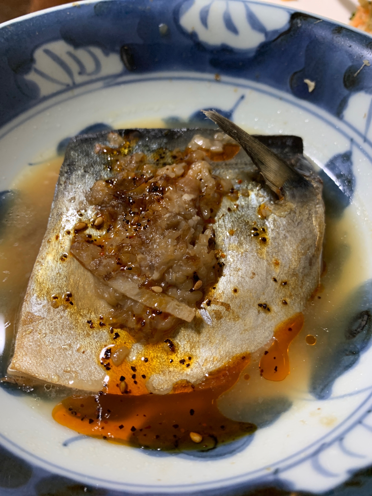 ピリ辛、サバの醤油麹煮