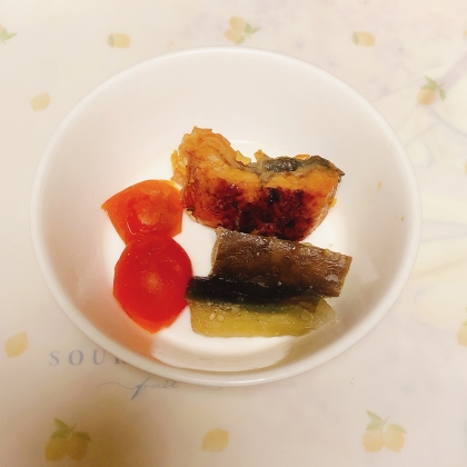 なすトマト✿⁠うなきゅう✿⁠サラダ
