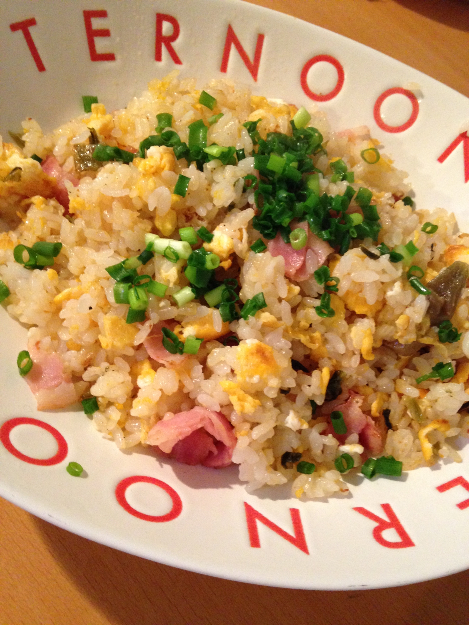 コンビニおにぎり変化！高菜のチャーハン