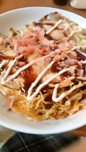 フライパン2個で!広島風お好み焼き