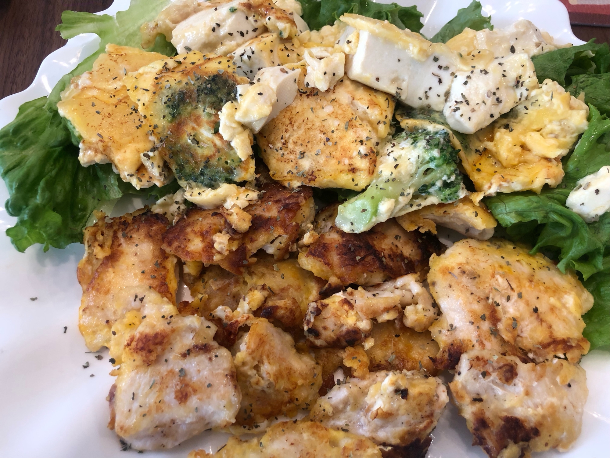 鶏胸肉と豆腐のふんわりバターピカタNo.940