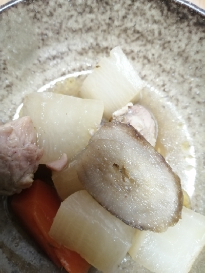 大根とごぼう鶏肉のピリ辛煮