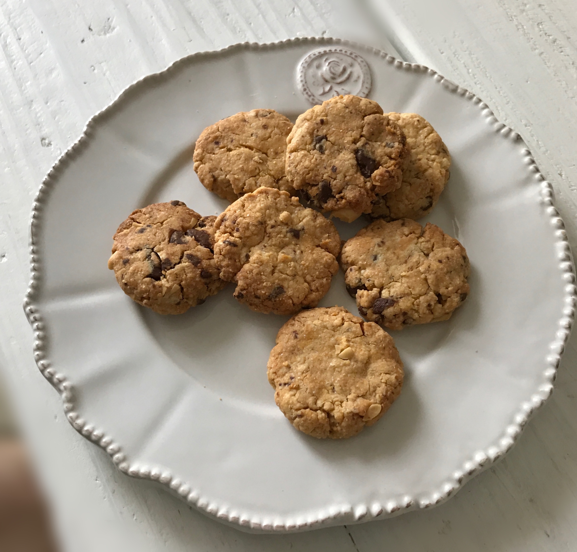 手作りピーナッツバターとチョコのクッキー☆