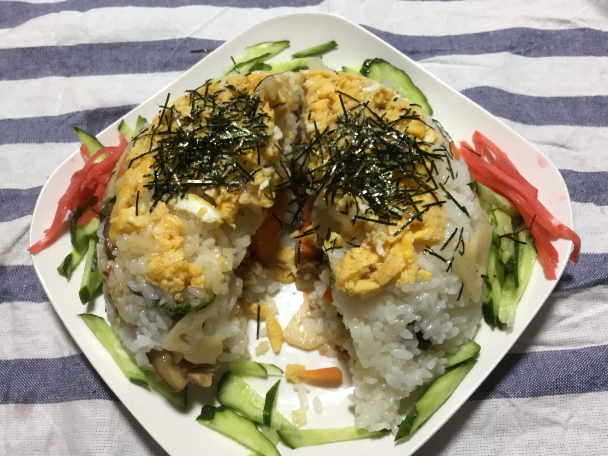 [レンチンで簡単]ツナ缶で美味しいちらし寿司