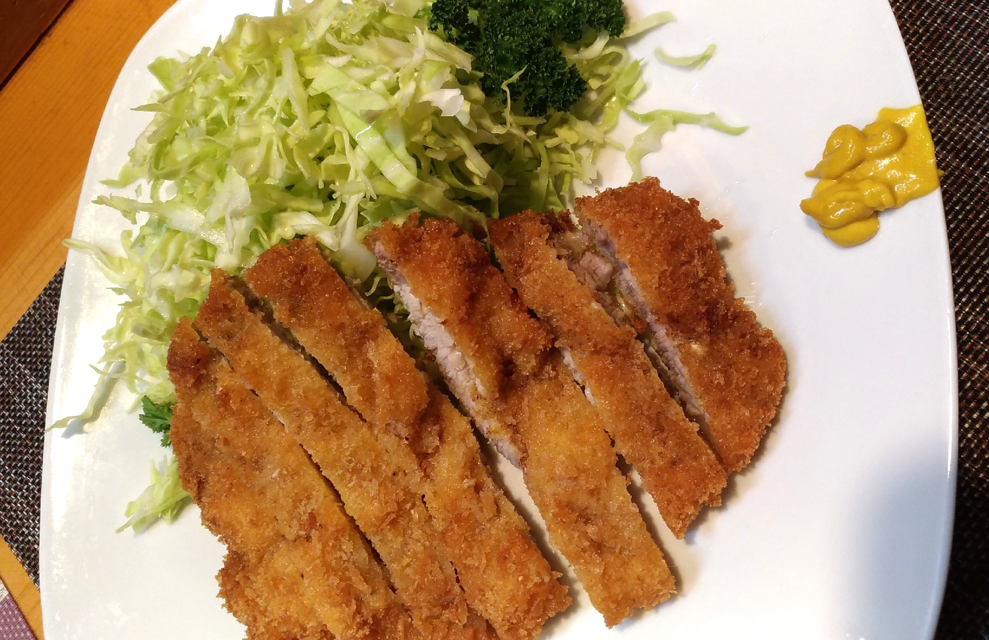 手作り☆わらじトンカツ