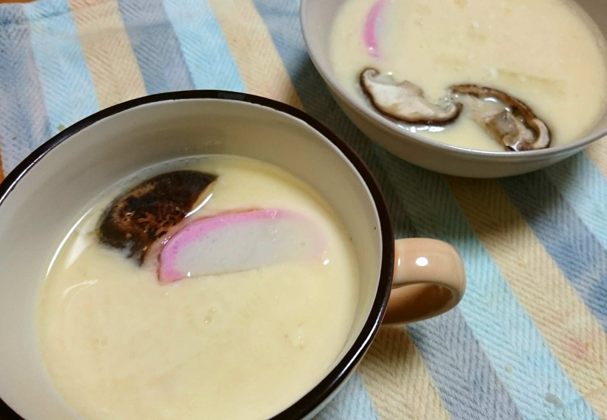 白だしで簡単！もち入り茶碗蒸し