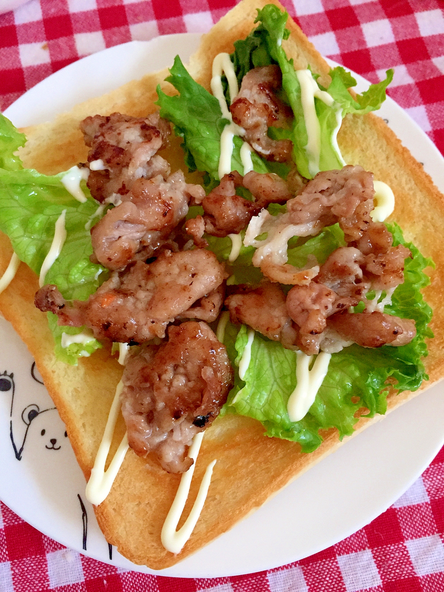 焼き肉レタストースト★