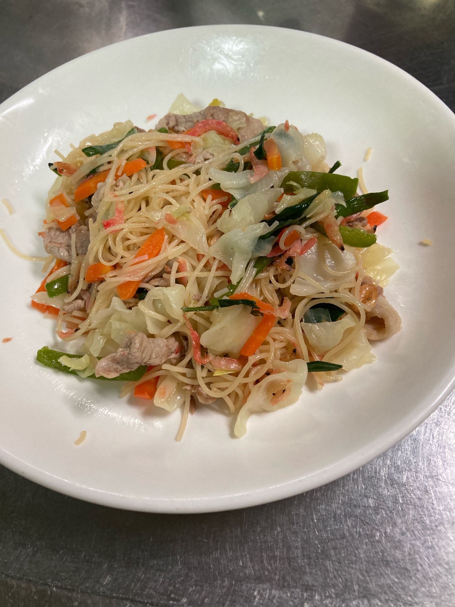 小エビ入り焼きビーフン