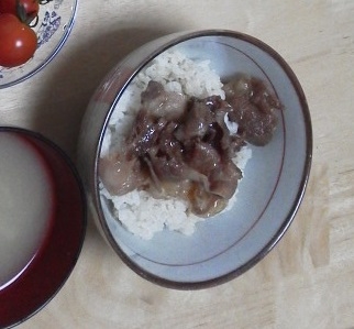 簡単☆3分で豚丼