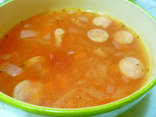 簡単☆ミネストローネ(トマトスープ)