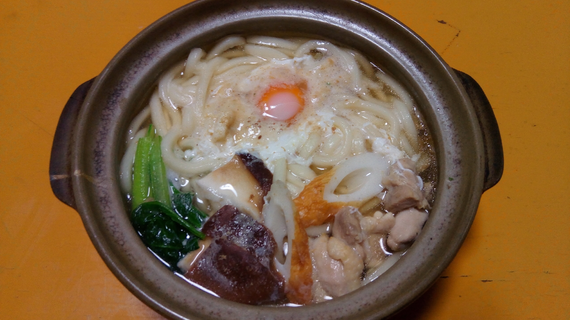 鍋焼きうどん