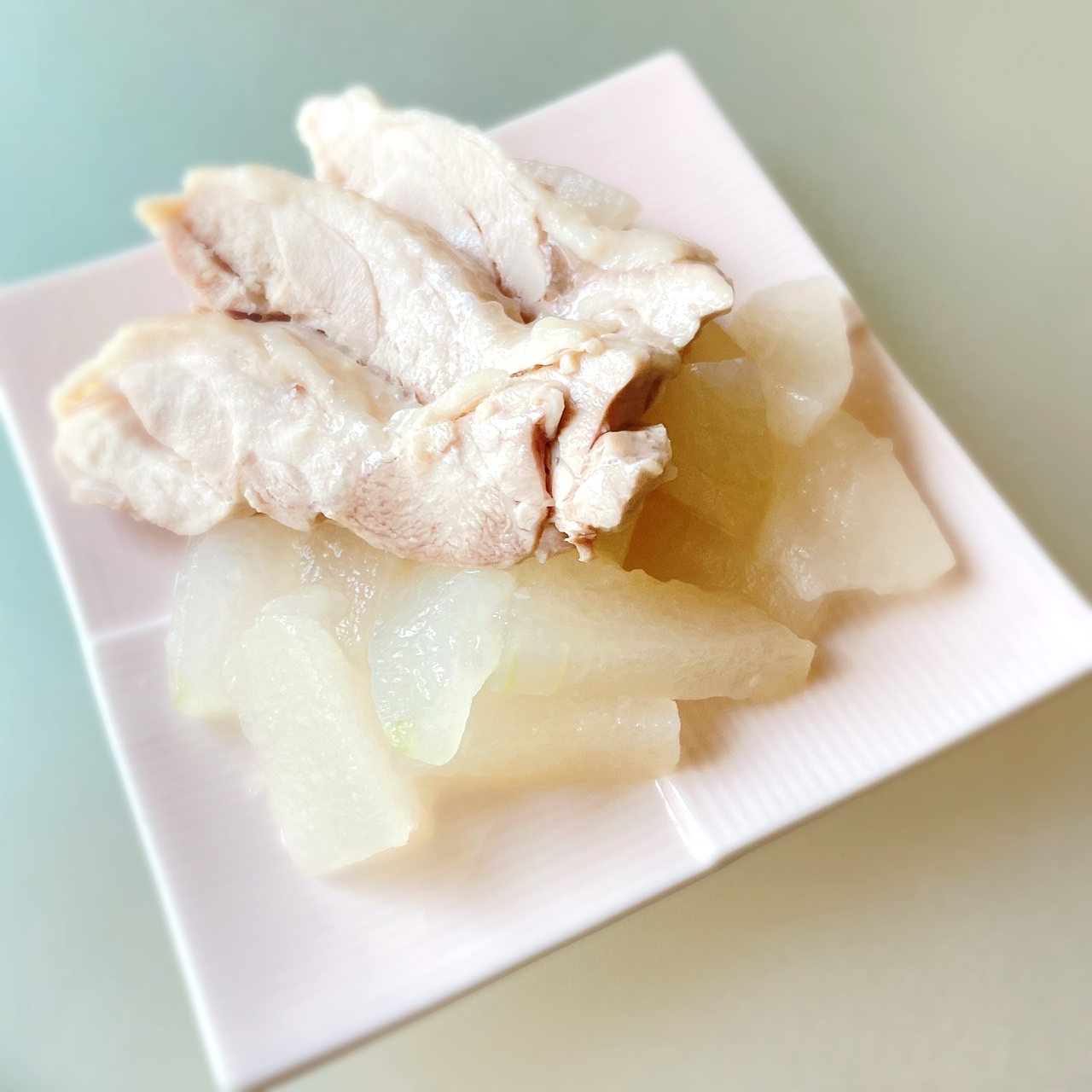 とろとろ食感　冬瓜と鶏肉の煮物