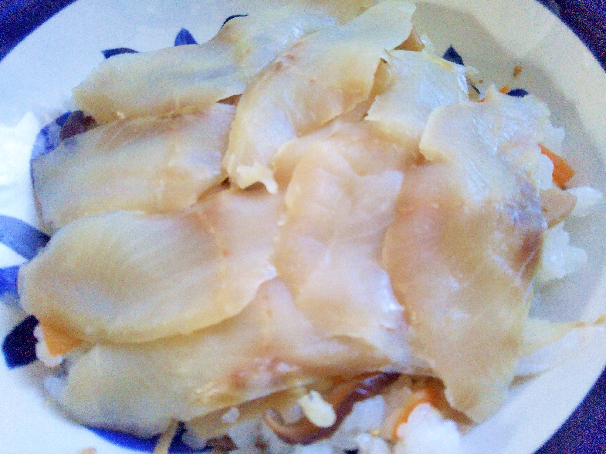 鯛の昆布〆のっけ混ぜご飯