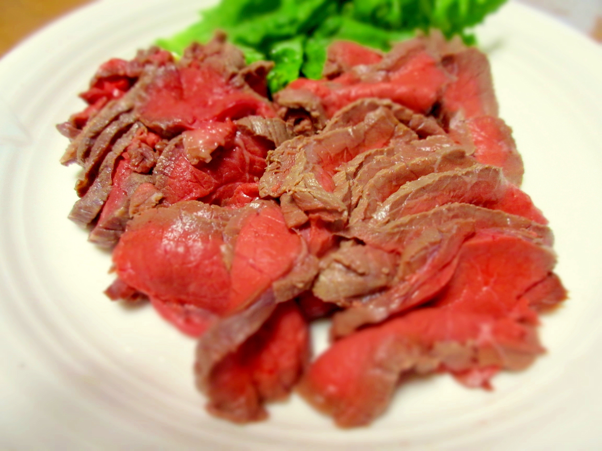 茹でるローストビーフ