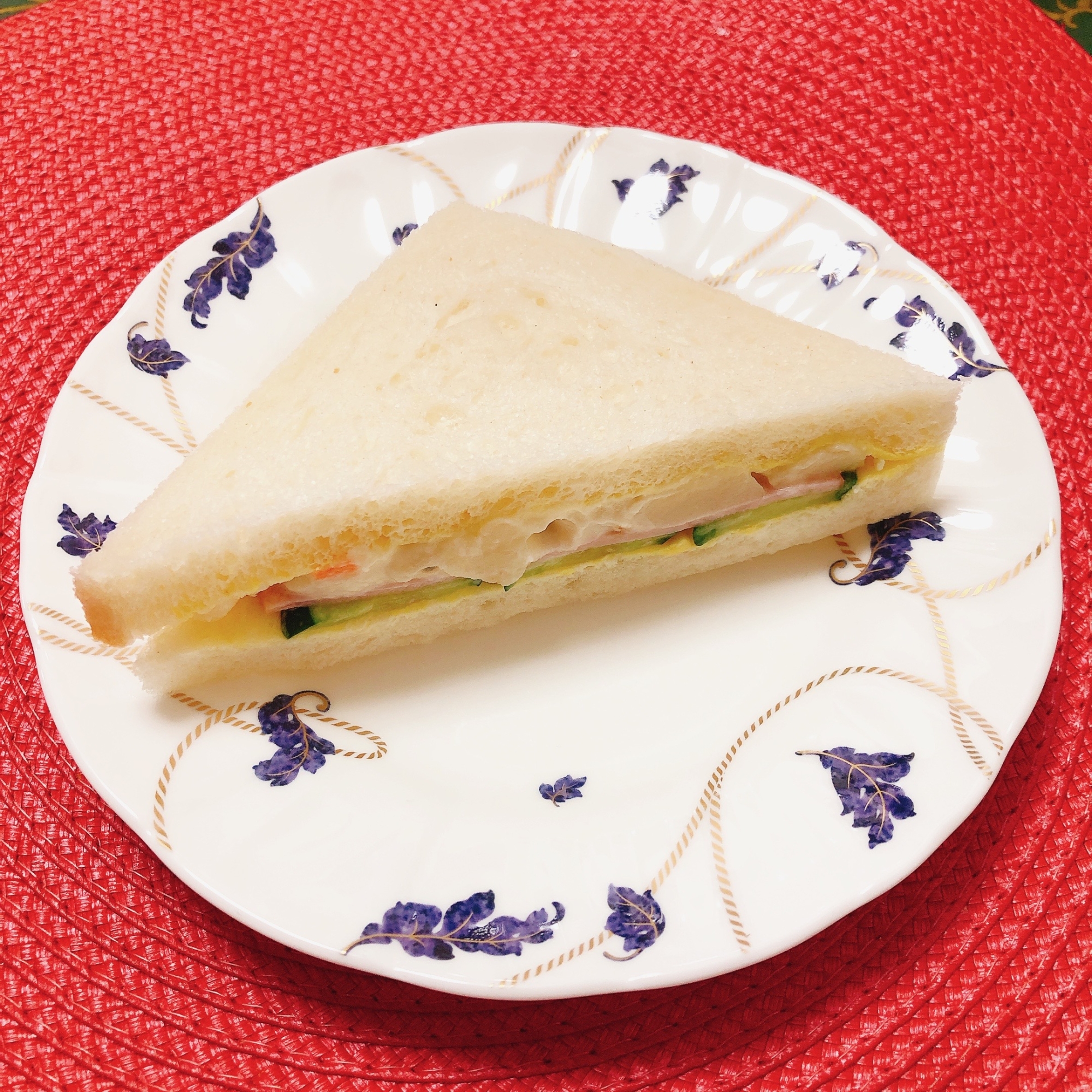 ハムきゅうりのポテサラサンド