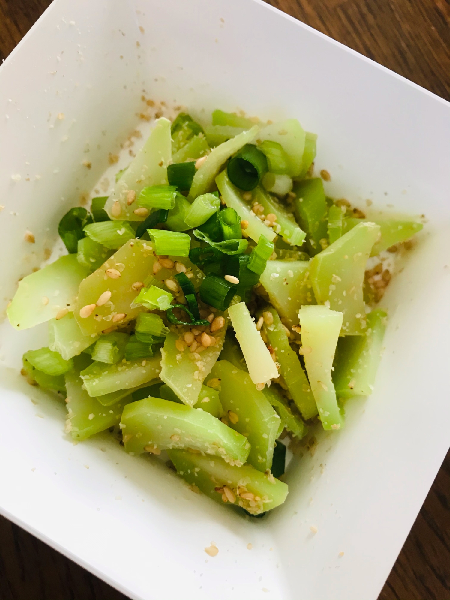 ブロッコリー芯の胡麻和え レシピ 作り方 By Maroレシピ 楽天レシピ