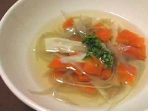 有機野菜ときのこのスープ 人参 ゴボウ えりんぎ レシピ 作り方 By Tempest Yasai 楽天レシピ