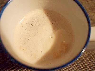 ほんのり甘い　ホイップ＆砂糖漬け生姜　コーヒー