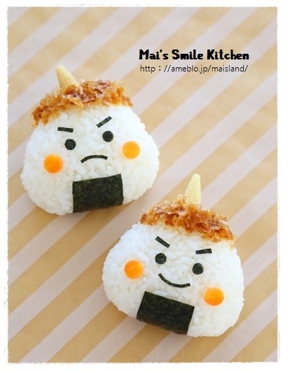 キャラ弁*節分に鬼ギリくん!