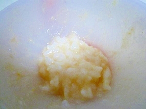 離乳食中期　バナナ粥