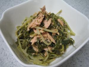 簡単！！ツナと水菜のおひたし