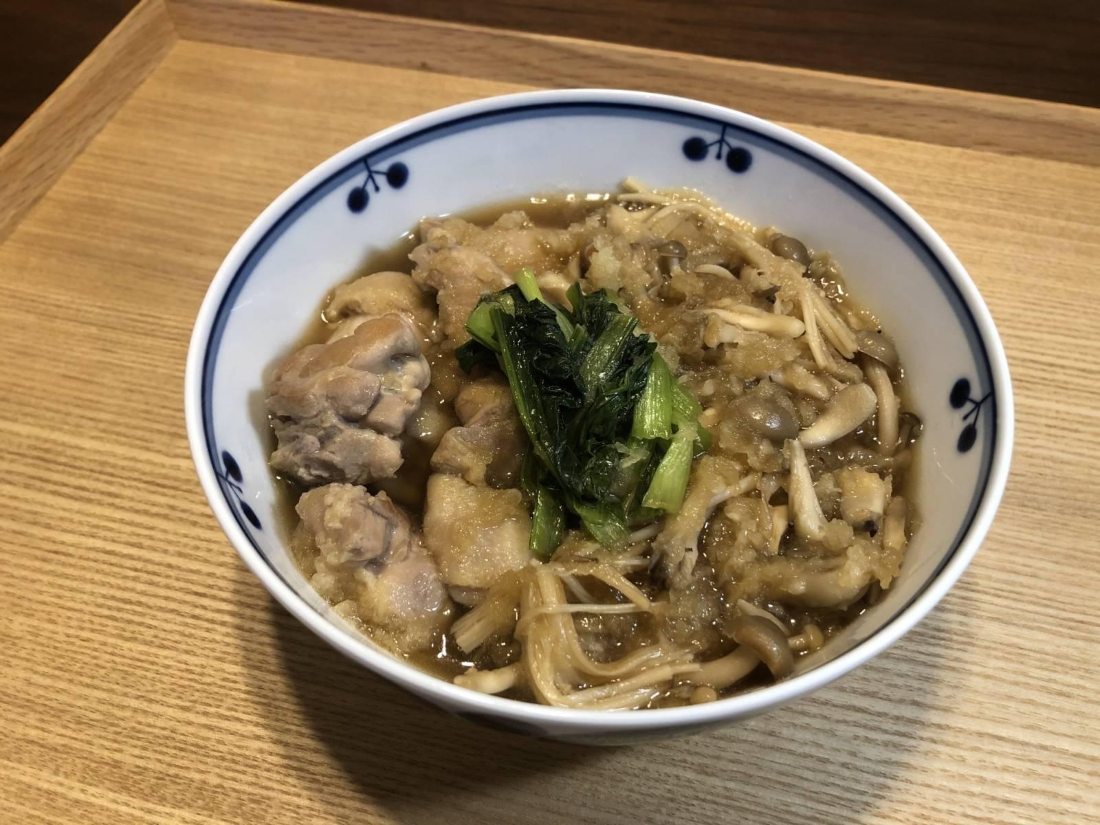 【栄養士おすすめ】鶏肉とキノコのおろし煮