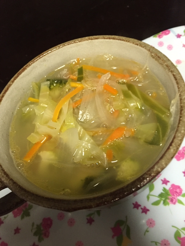 野菜と春雨のスープ