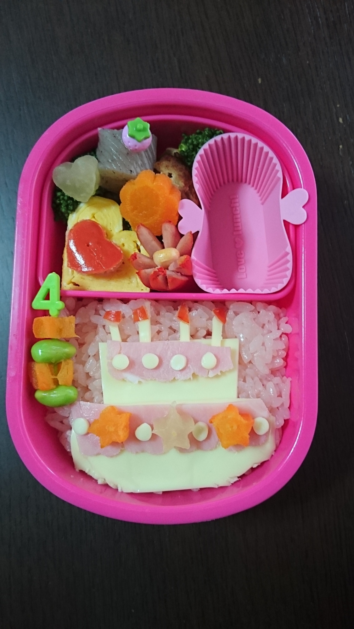 年少さんのキャラ弁☆birthdayお弁当