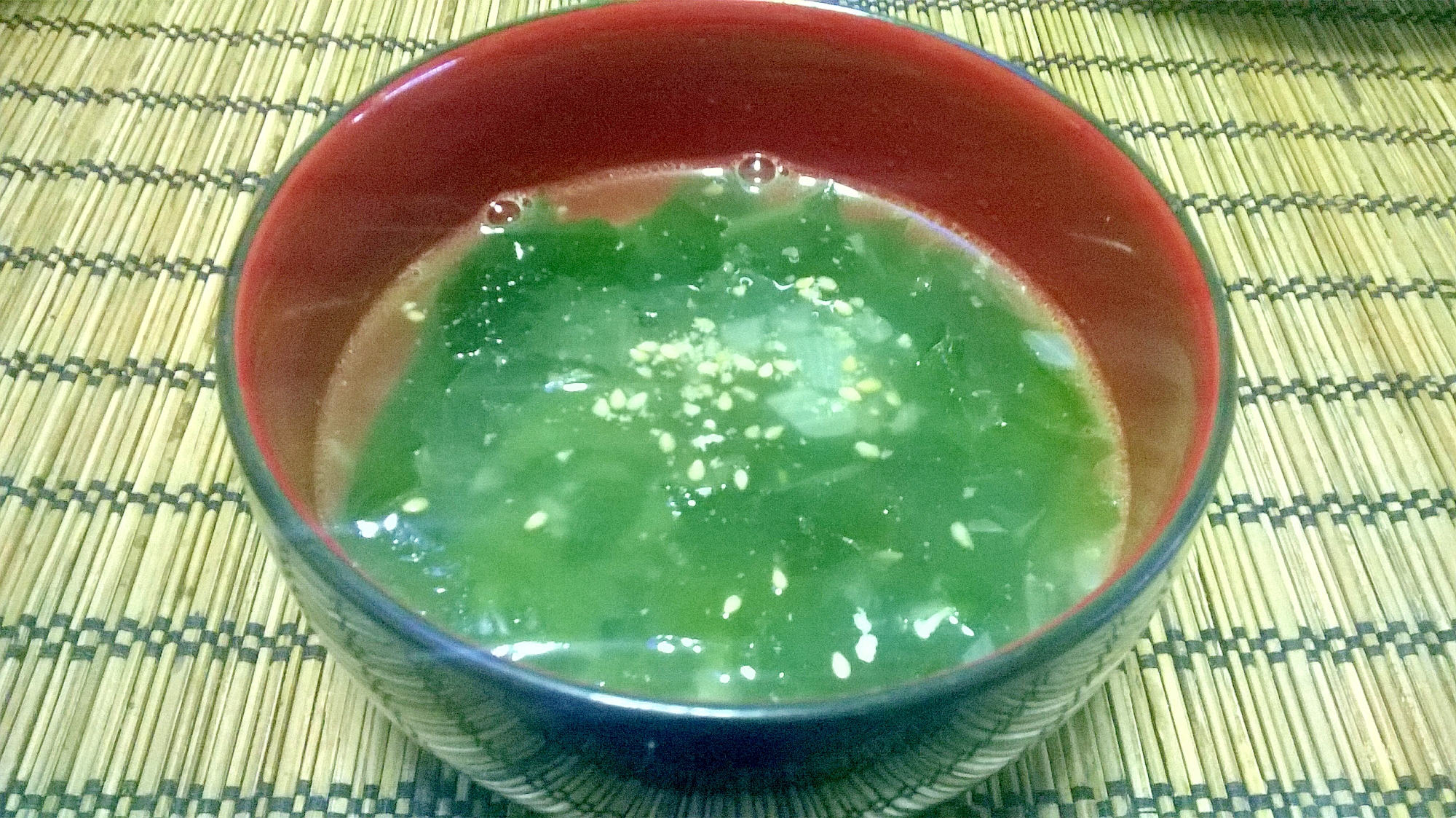 韓国風わかめスープ