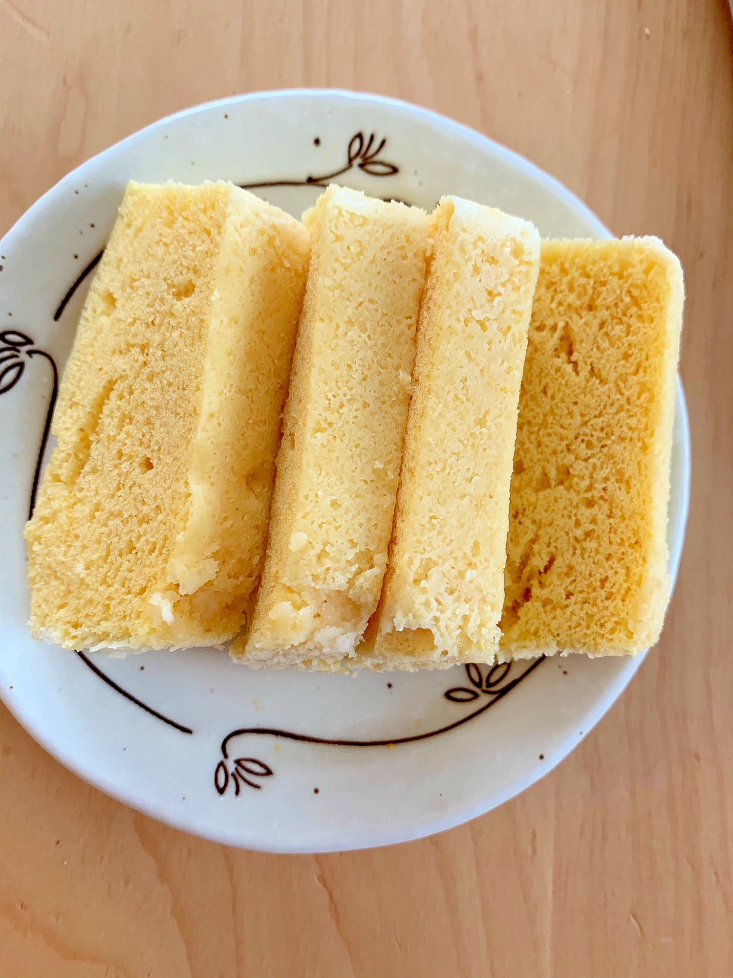 ヘルシー間食に。簡単おからのケーキ