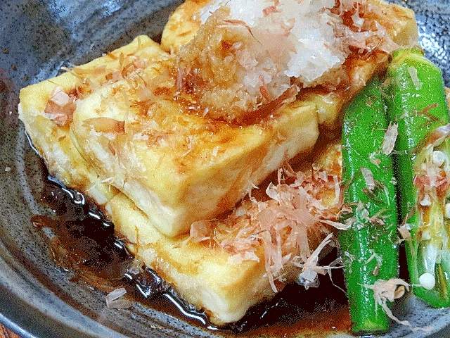 ふわふわ・とろ～り♪　「みぞれ揚げ出し豆腐」