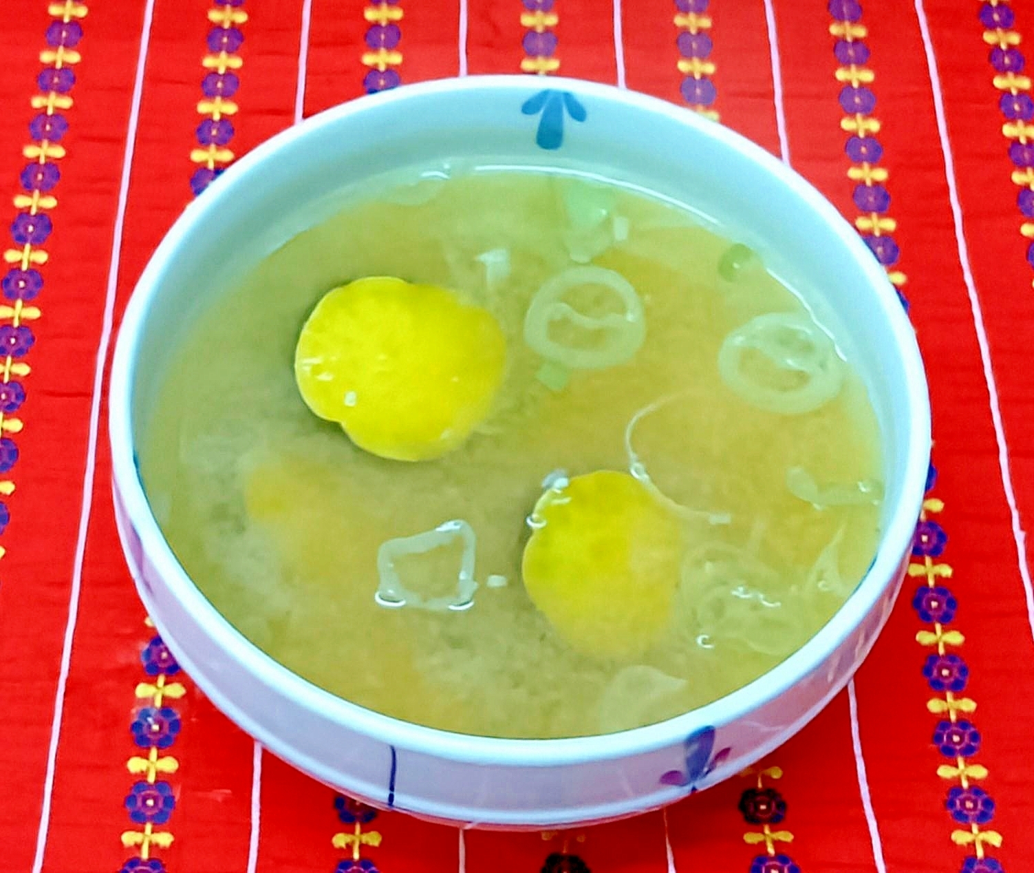 さつまいもの味噌汁その3