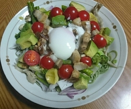 アボカドとまとの素麺カッペリーニ