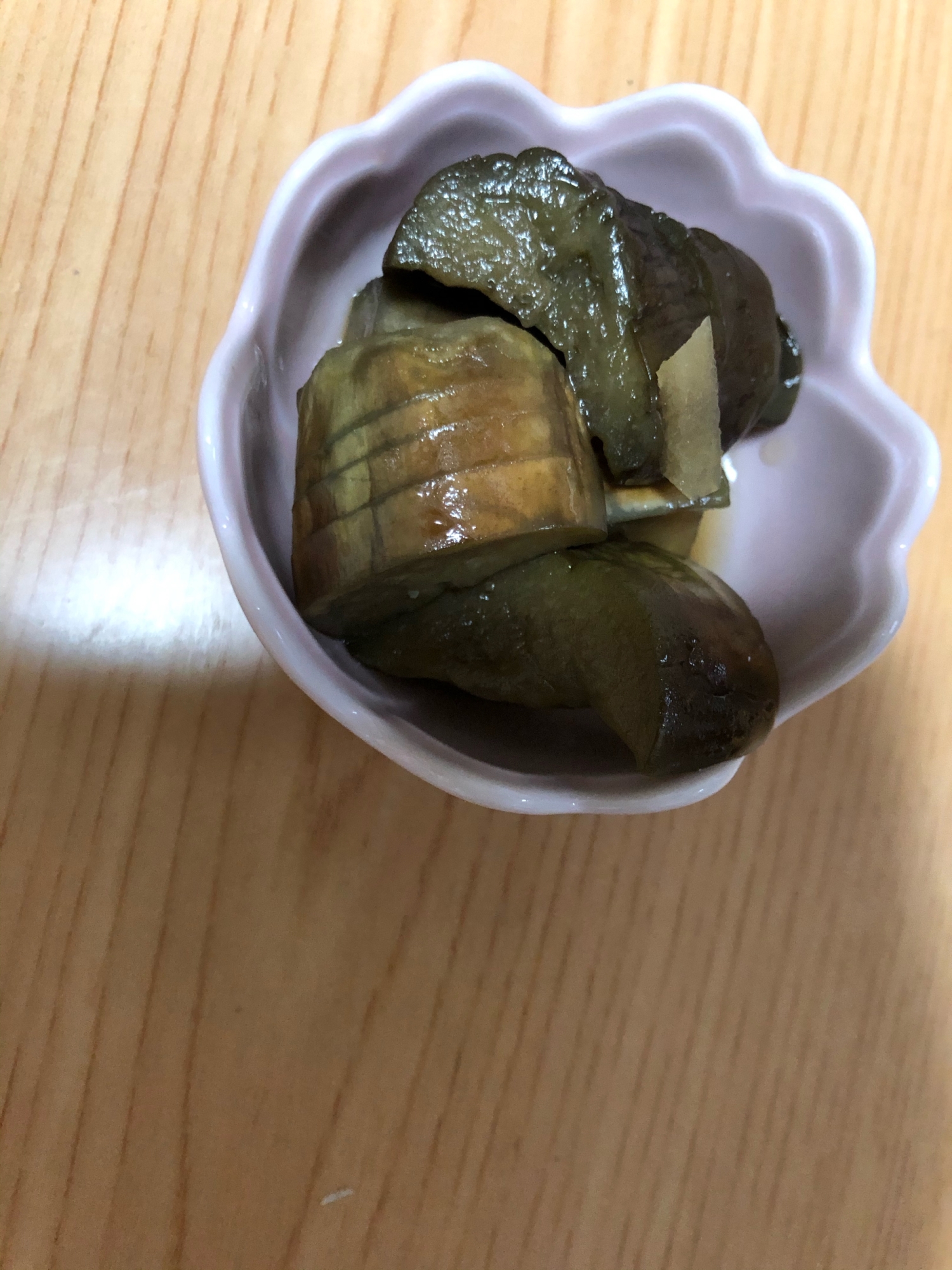 土生姜で♡茄子の煮物(^^)