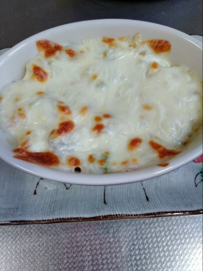 ほっかほっか～ツナ豆腐のグラタン