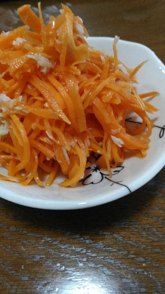 千切り人参とツナのさっぱりサラダ レシピ 作り方 By よっちごはん 楽天レシピ