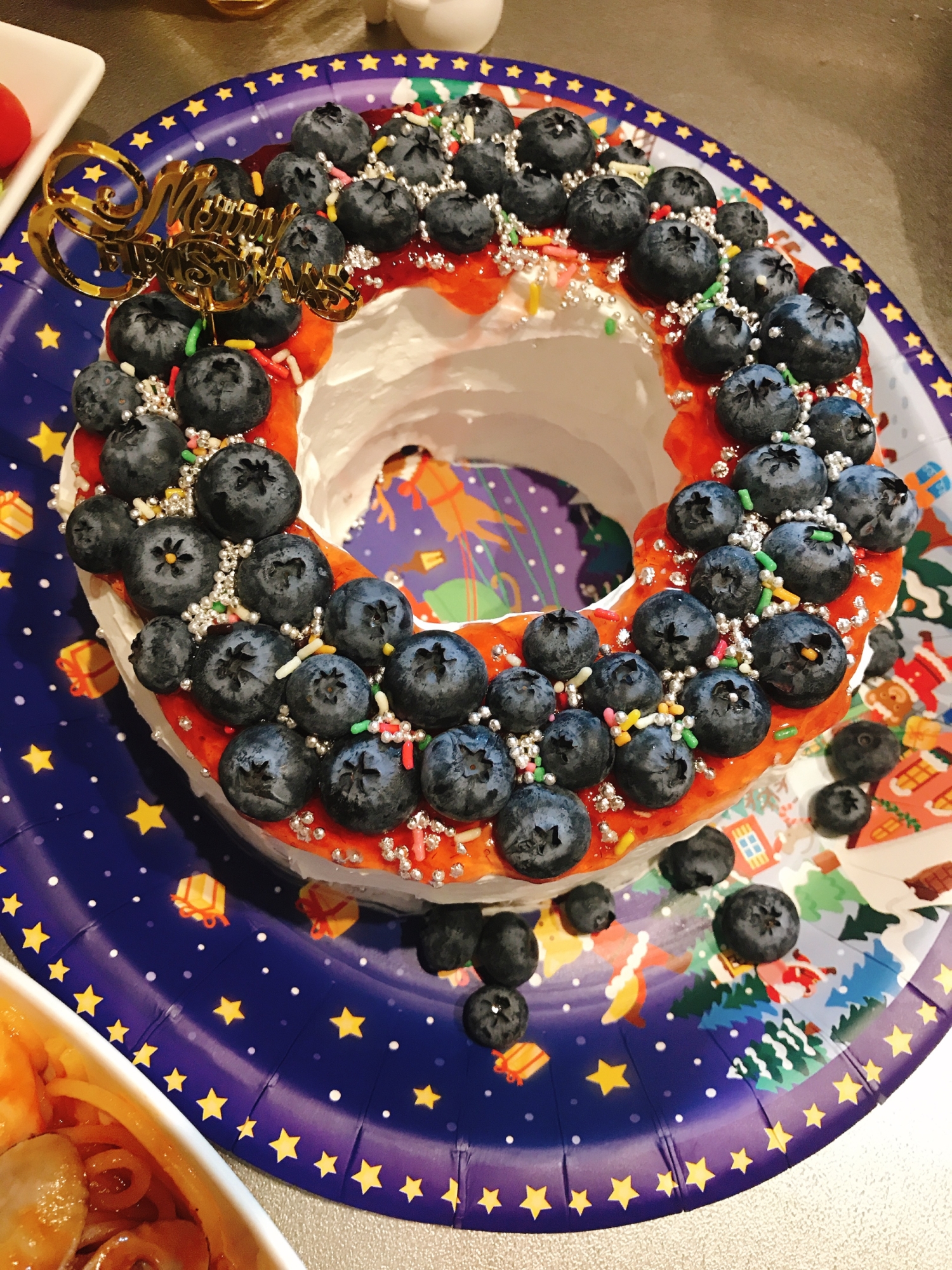 クリスマスに バームクーヘンでベリーケーキ レシピ 作り方 By 日々の食卓 楽天レシピ