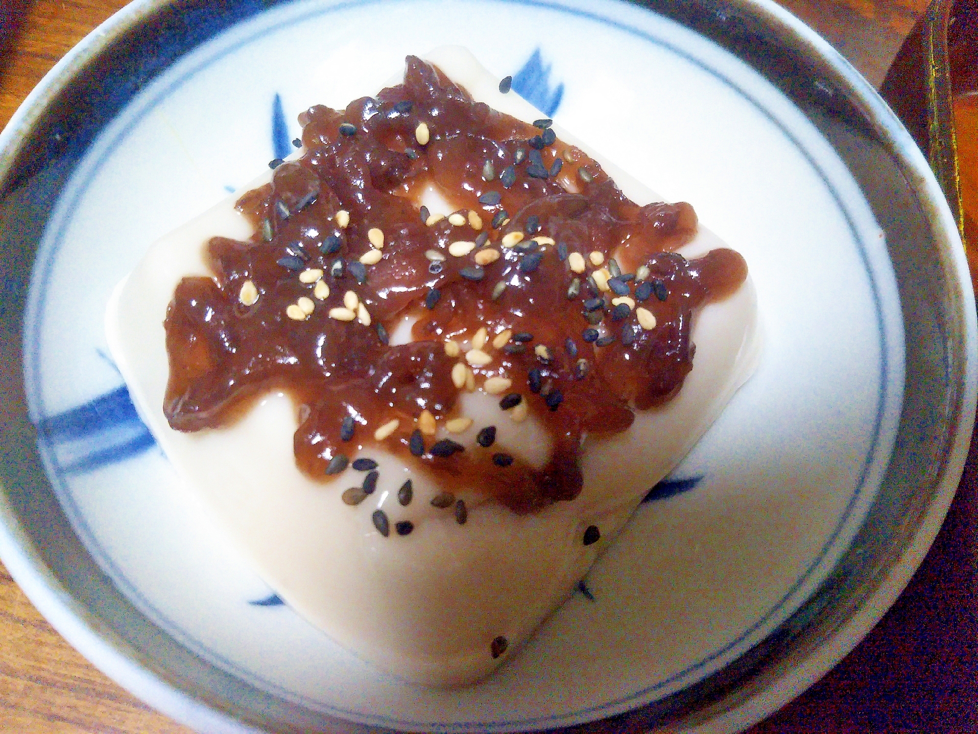 胡麻豆腐のデザート