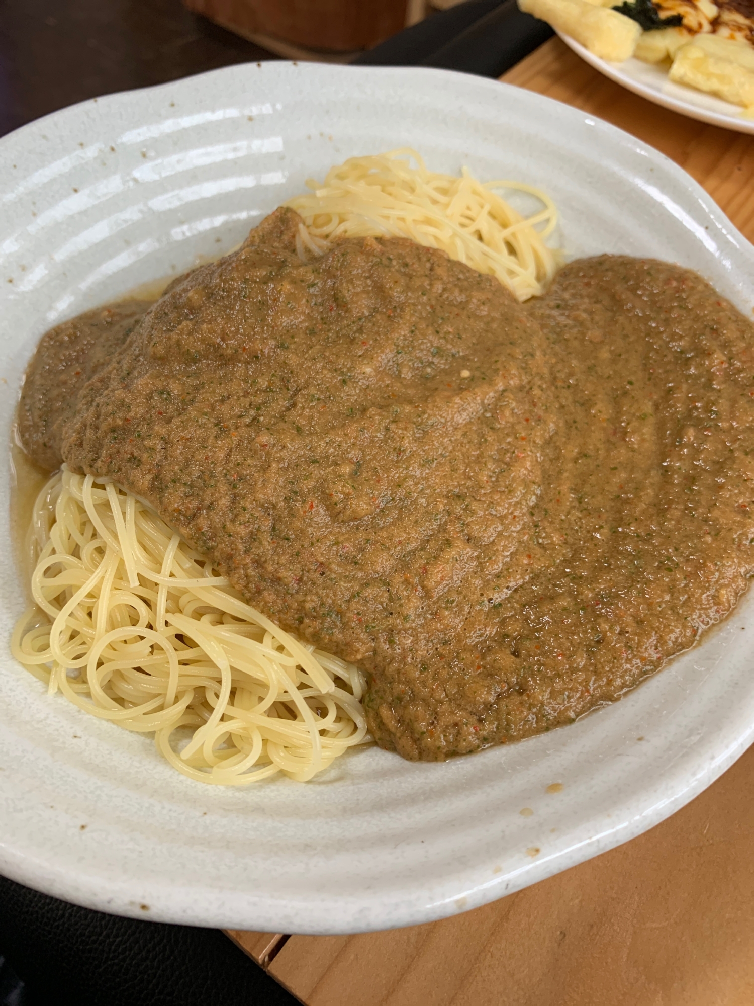 冷たいガスパチョのパスタ